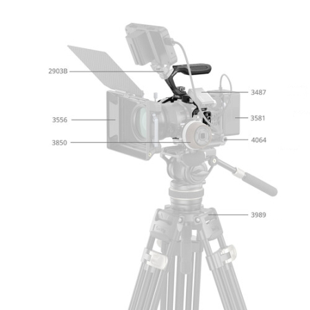 SmallRig 6652 Black Mamba - zestaw, klatka, uchwyt górny, zacisk kabli do Canon EOS R6 Mark II - przykład użycia